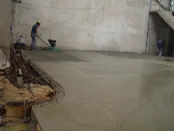Construccin platea de hormign estacin de servicio Empresa constructora y obras de arquitectura